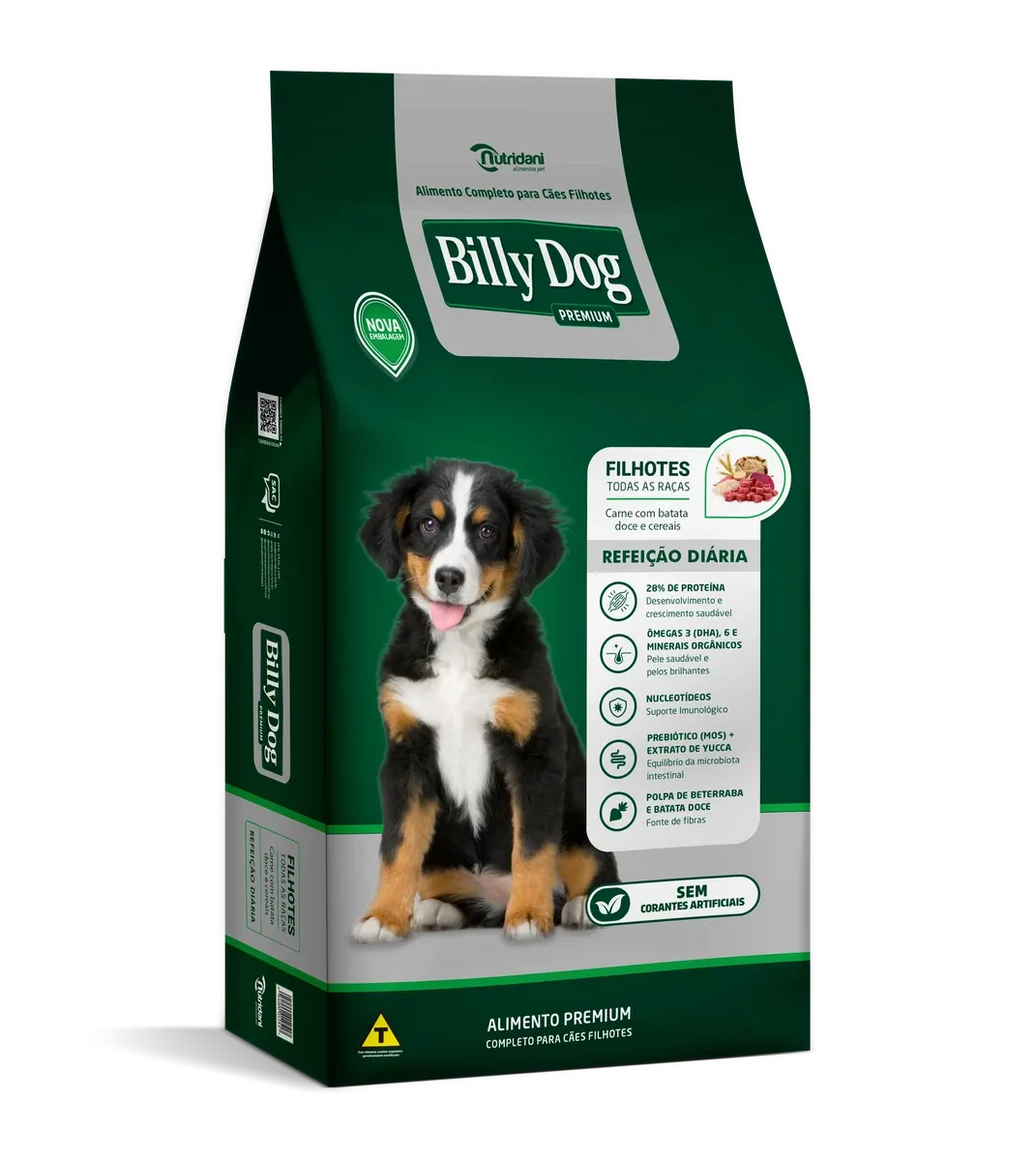 Billy Dog Filhotes Refeição Diária