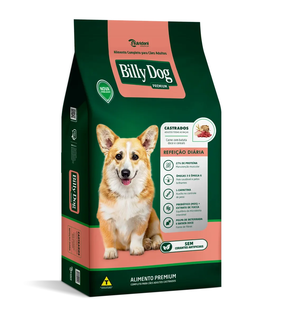 Billy Dog Refeição Diária Castrados