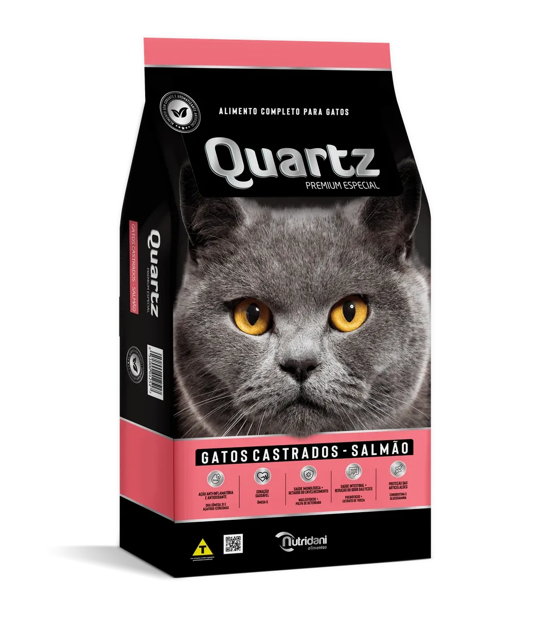 Quartz Gatos Castrados Salmão